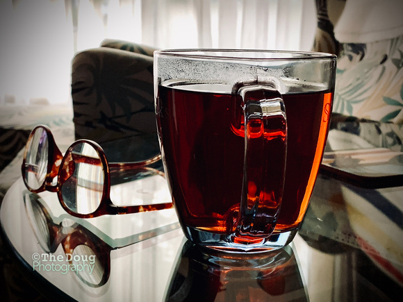 tea and glasses